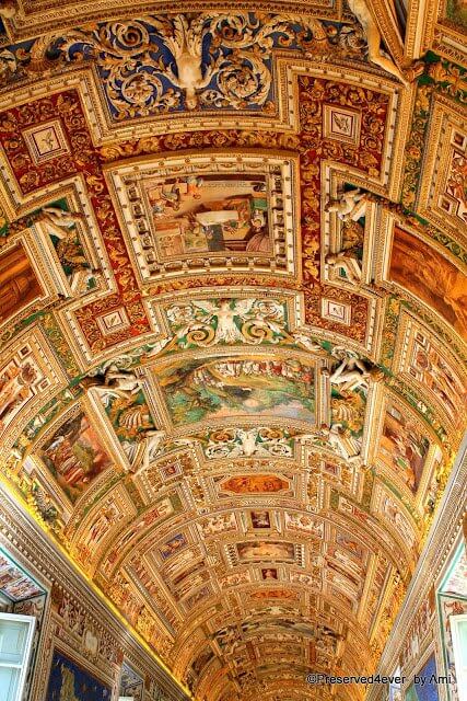 Ceiling of the Gallery of Maps, Vatican Museum