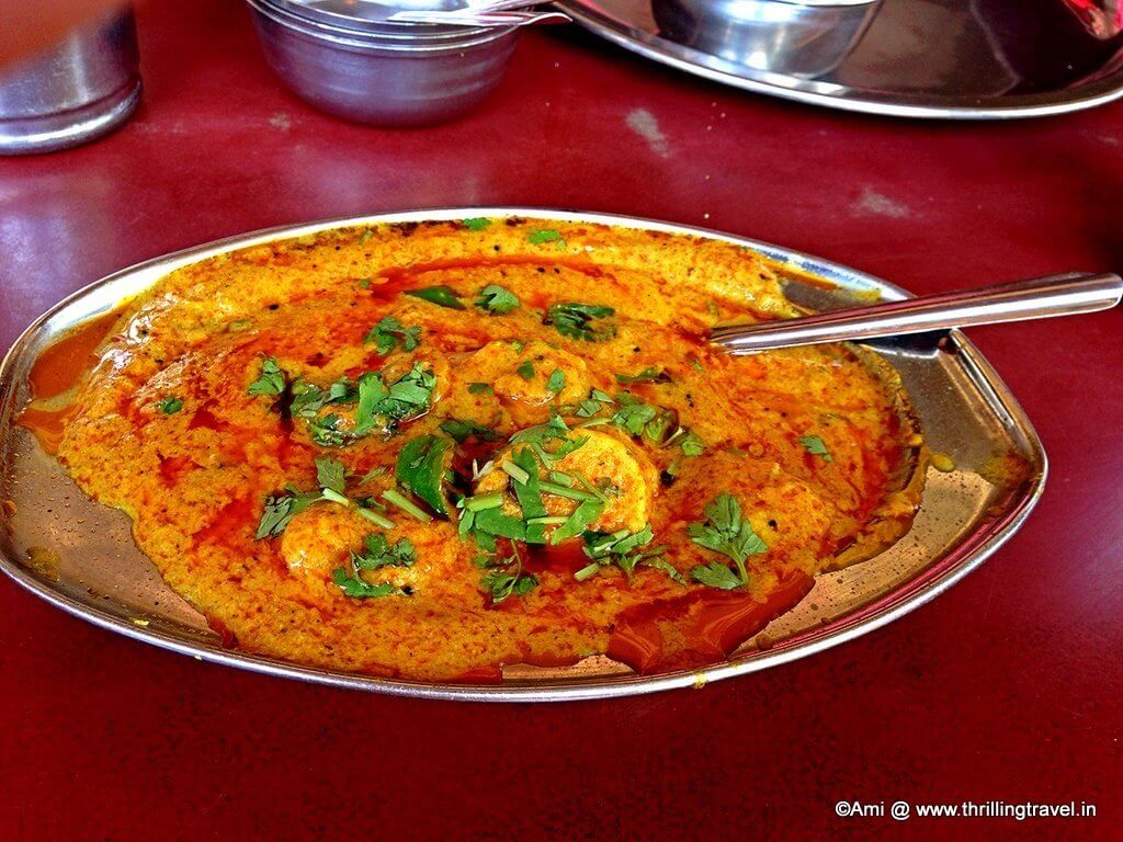 Gatte Ki Sabzi - Food in Rajasthan
