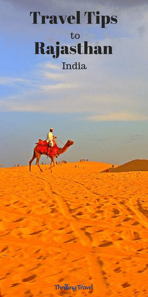 Travel tips to Rajasthan