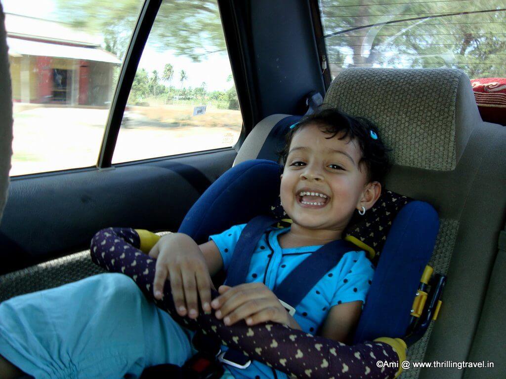 Traveling with kids - Car seat is a must for road trips