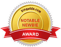 BlogAdda Notable Newbie badge