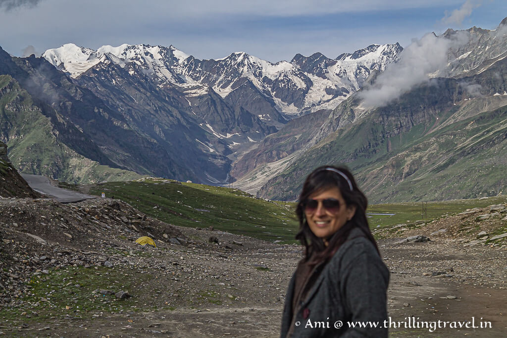 At Rohtang Pass - on the way to Manali 