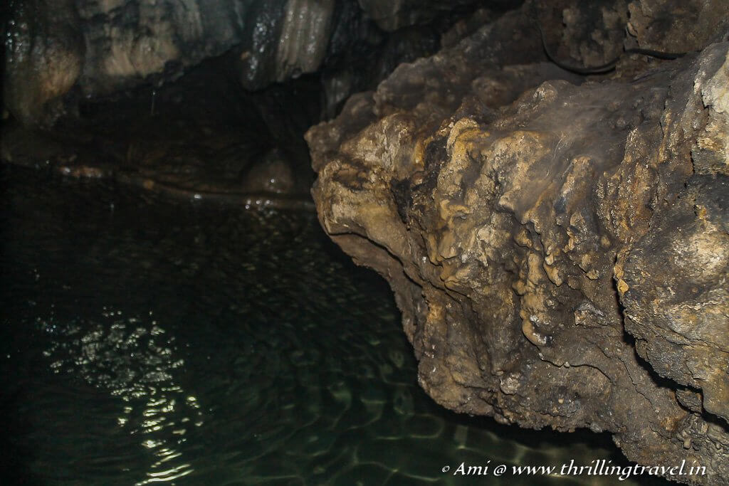 Large water pools in the Cherrapunji Mawsmai Caves