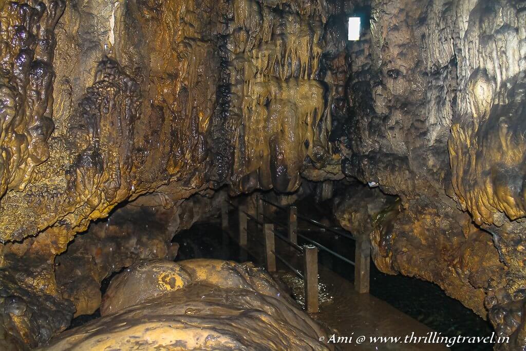 Inside Mawsmai Caves in Meghalaya