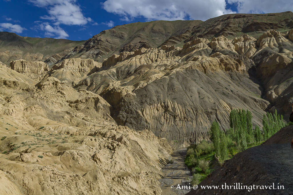 Moonland near Lamayuru Monastery in Ladakh