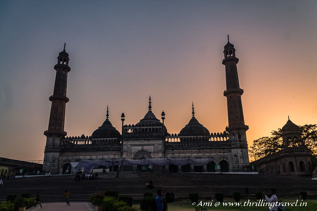 Asafi Mosque at Sunset, Bara Imambara, Lucknow