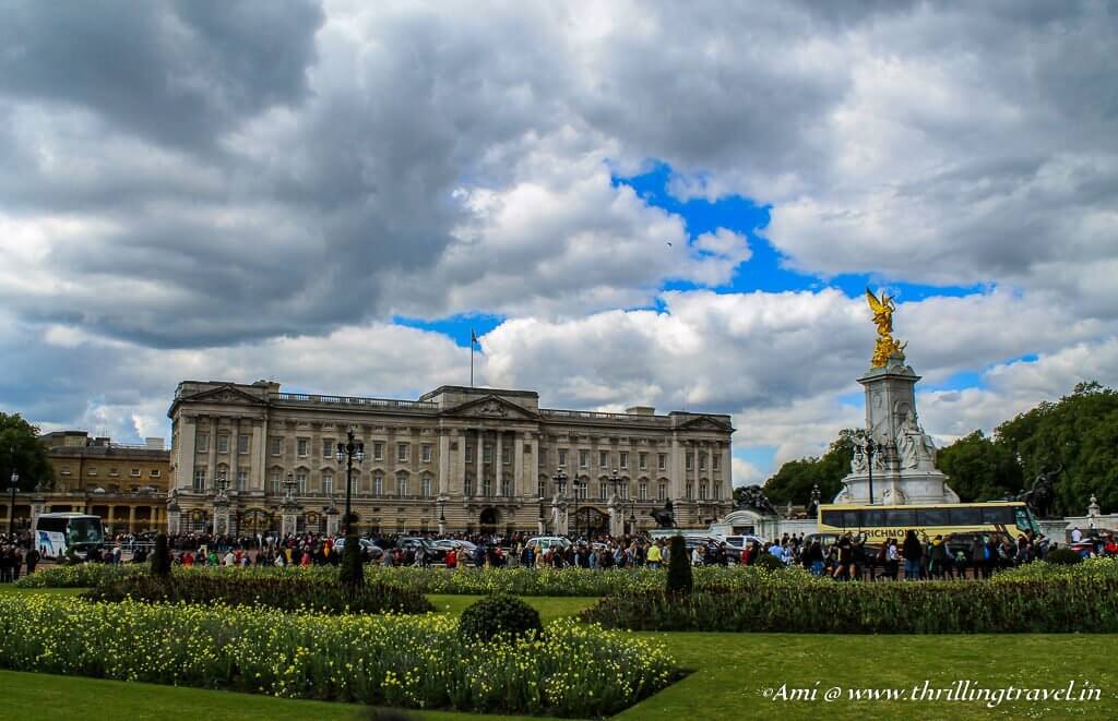 Buckingham Palace is one of the most popular historical buildings in London