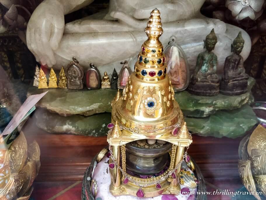 Buddha Relics at Wat Phra That Doi Suthep Temple, Chiang Mai