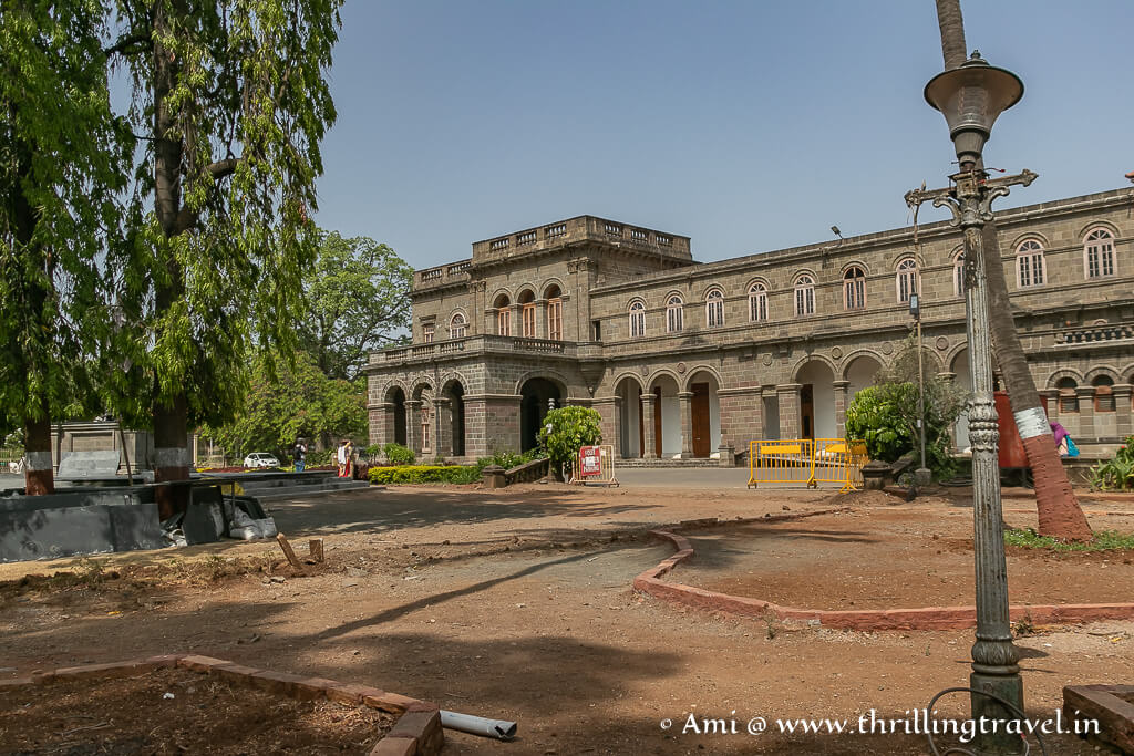 The tunnel runs below this section of the Pune university block