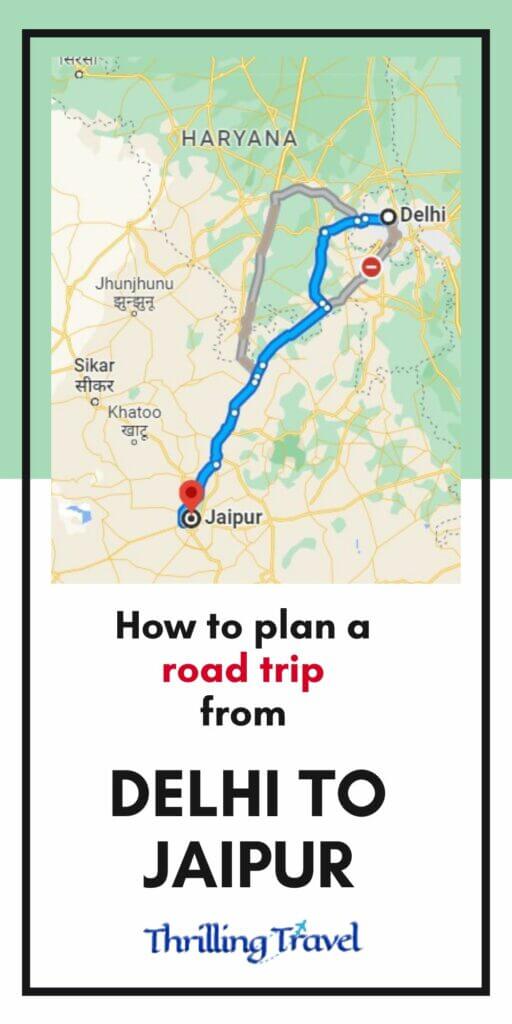 Delhi jaipur by road guide