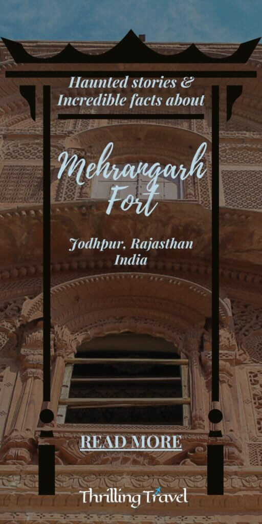 Mehrangarh fort story facts