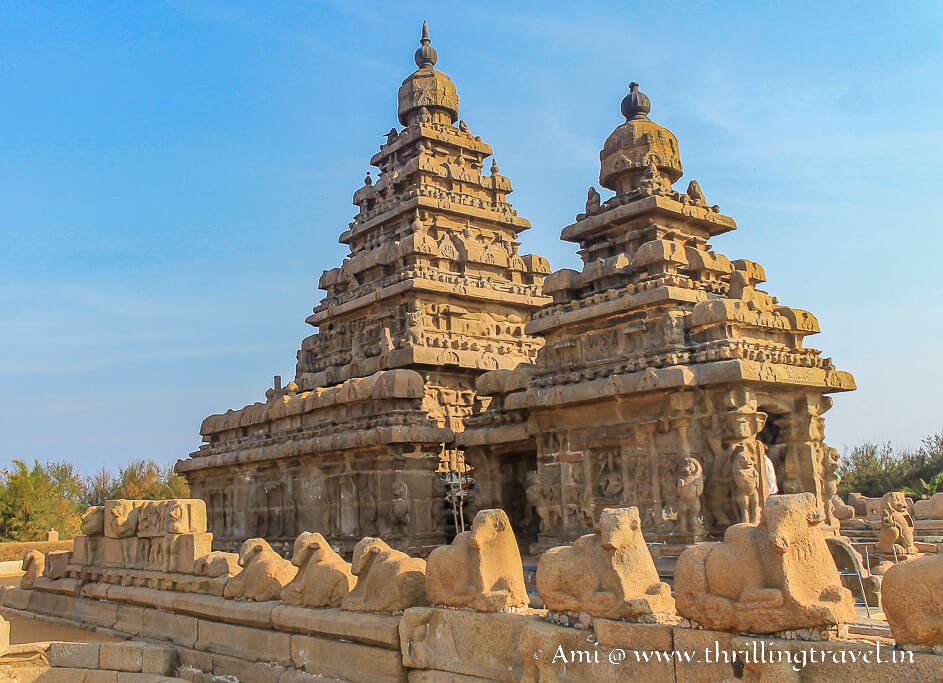 Mamallapuram shore temple is the oldest structural temple in South India - one of the many shore temple facts.