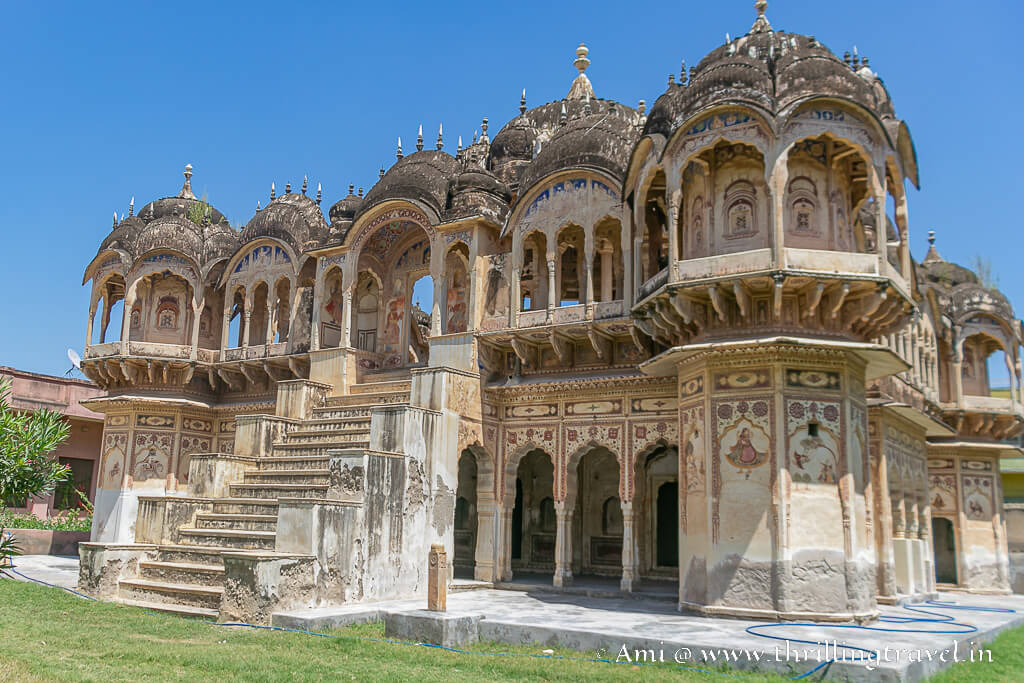 A cenotaph in Ramgarh that can be done as a daytrip from Nawalgarh Rajasthan