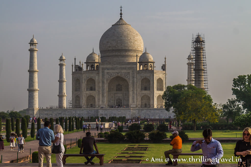 Weekends at the Taj Mahal can get really crowded