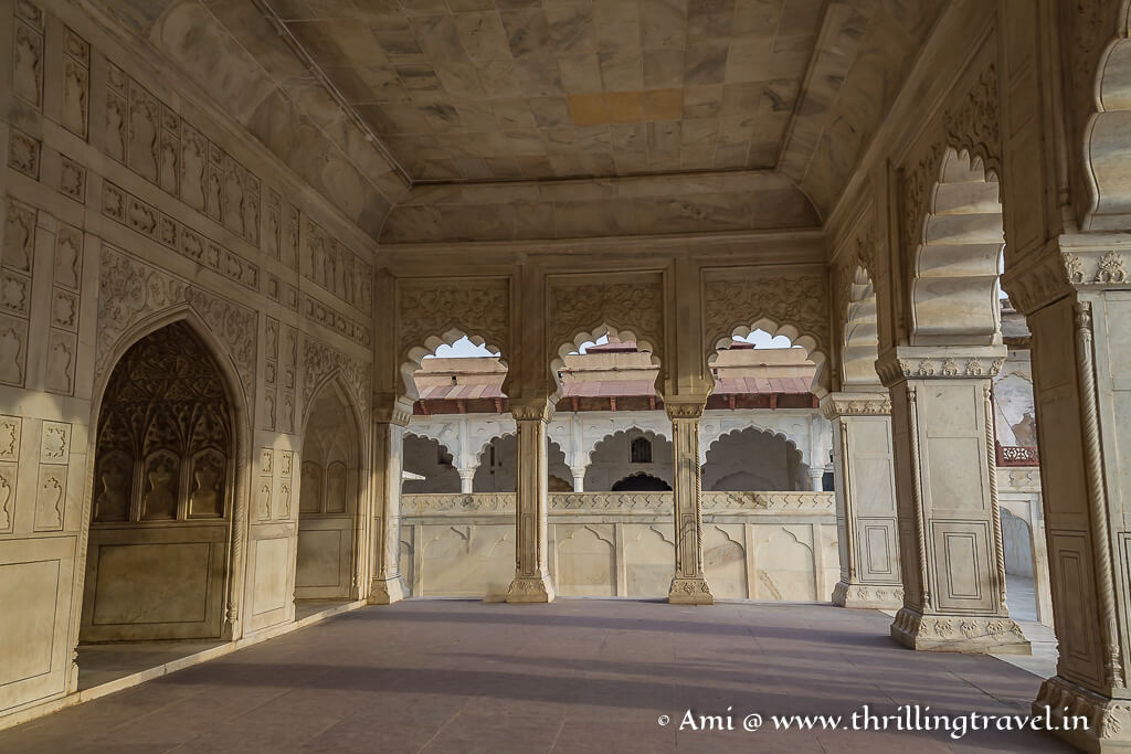 Shahjahani Mahal or Khas Mahal in Agra Fort