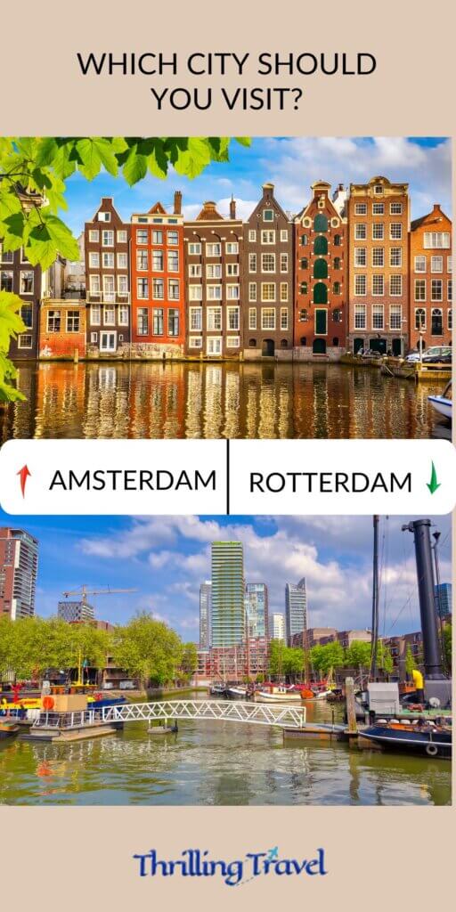rotterdam Amsterdam comparison