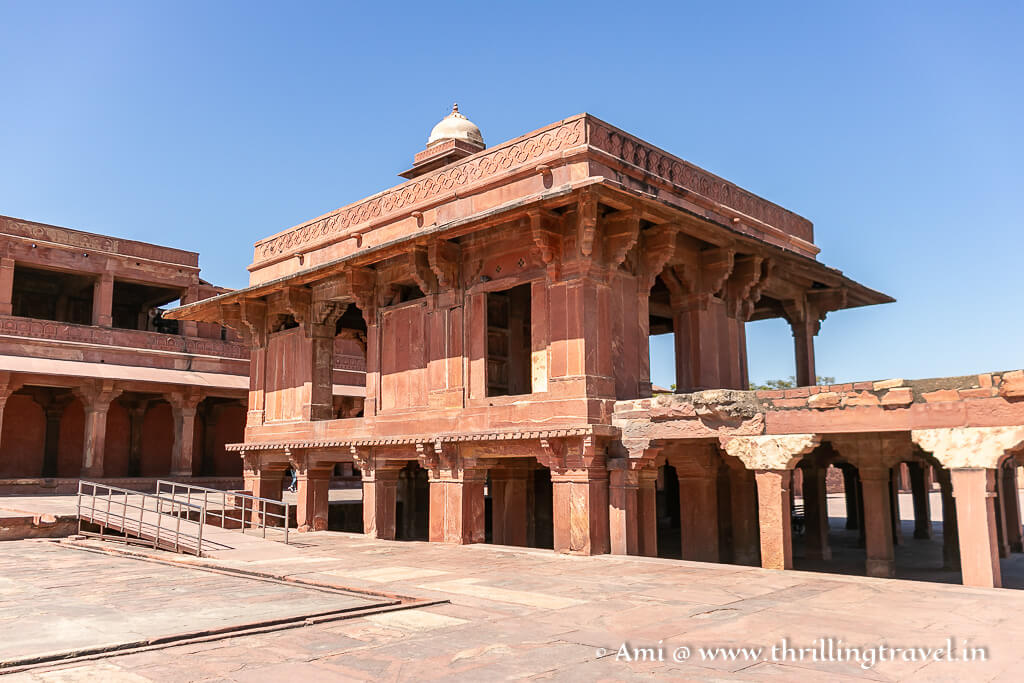 The palace of the Turkish Sultana in Fatehpur Sikri