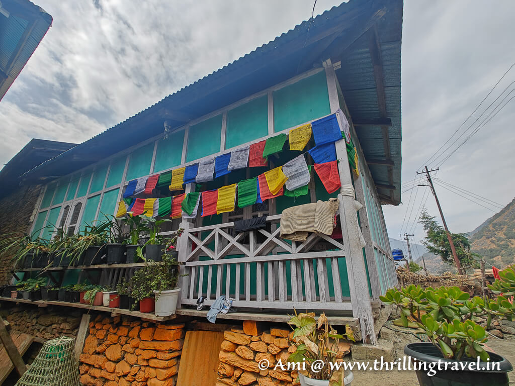 More colors of a Dirang Dzong homestay
