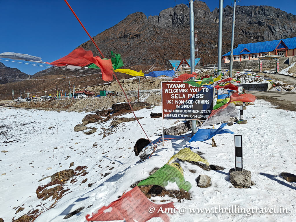 Old Sela Pass route that goes past Sela Lake