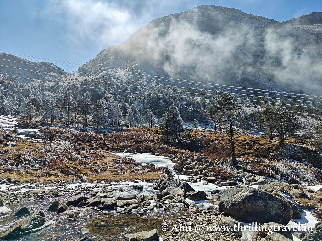 The dreamy landscape of Sela Pass that you can experience during a Sela trek