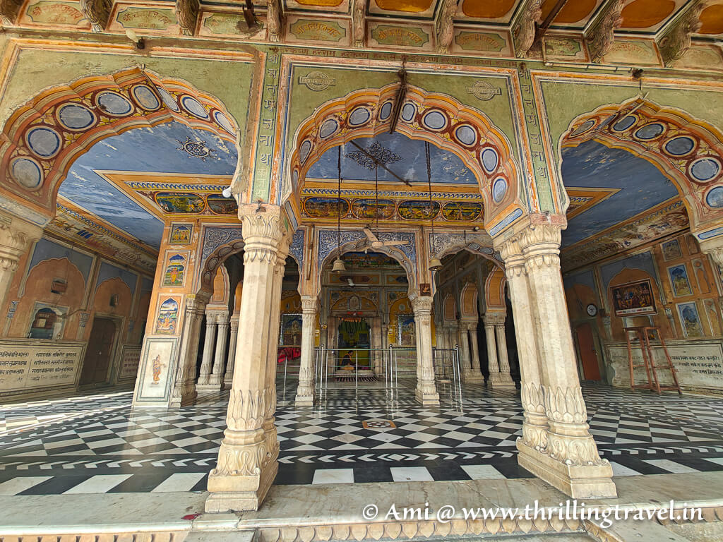 Inside Char Bhujanath ji temple at Choti Chaupar, Jaipur