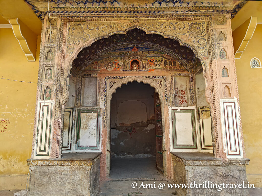 The Modikhana haveli that I visited on my old Jaipur heritage walking tour