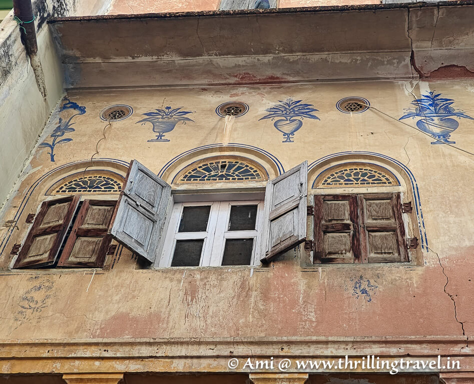 Could not get enough of these lovely windows during the heritage walk of Jaipur