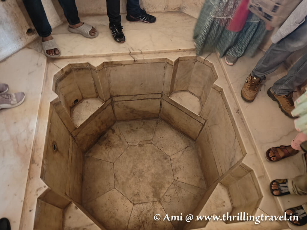 The Turkish Hamam in Amer Fort Palace