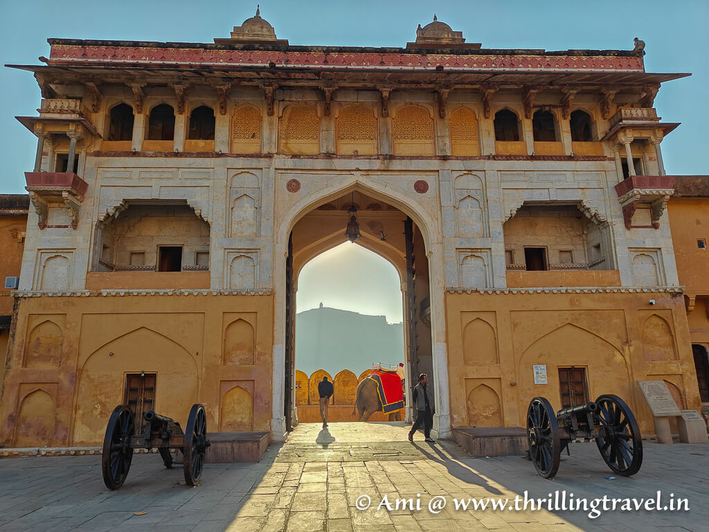 Suraj Pol - the key entrance gate to Amer Fort, Rajasthan