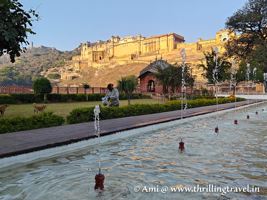 Dil-e-aram bagh - the start of my Amer Fort tour