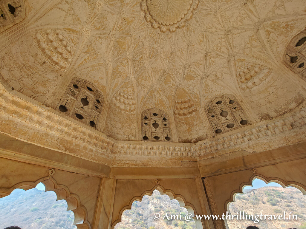 The interiors of the watchtower near Suhag Mandir