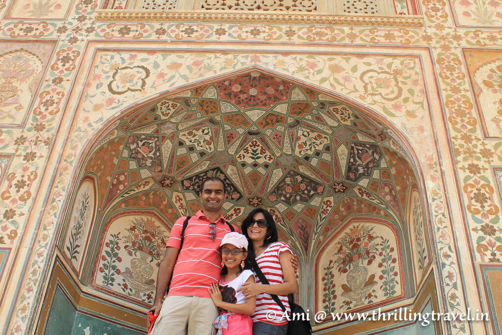 One of the alcoves of Ganesh Pol of Amer Fort Jaipur