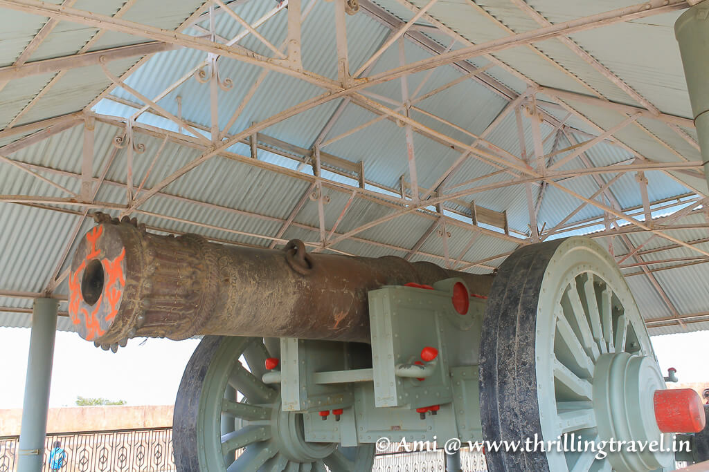 Jaivana- the largest cannon at Jaigarh Fort in Amer