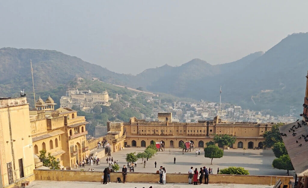 Jaleb Chowk - the first courtyard of Amer Fort
