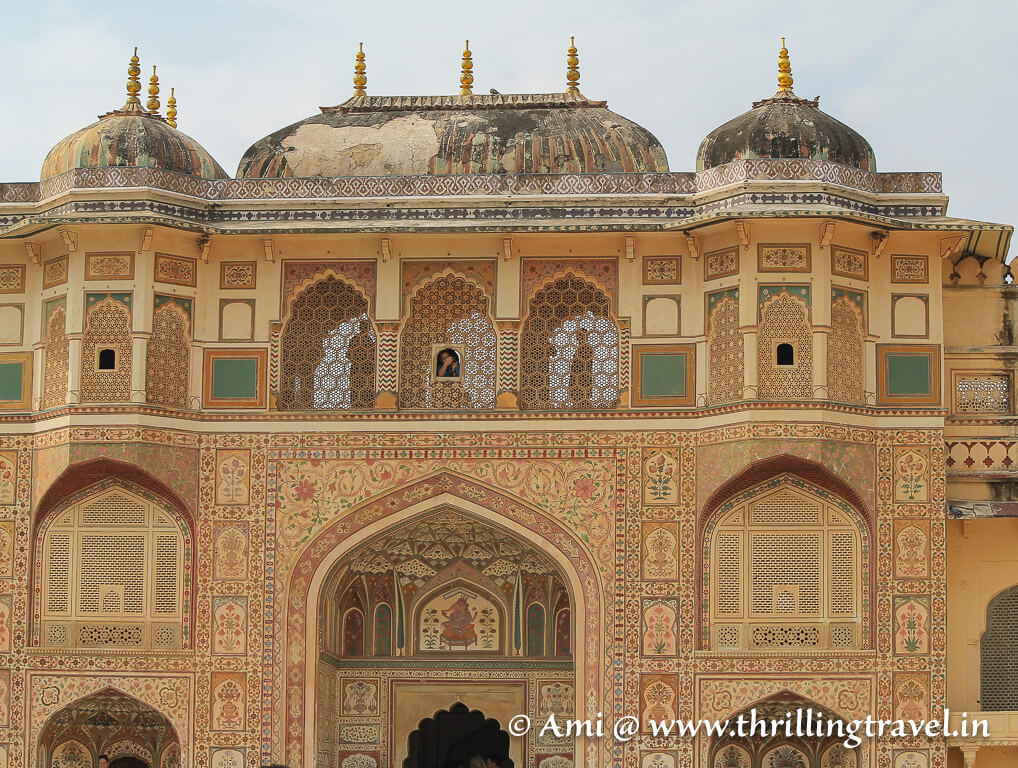 Suhag Mandir on top of the Ganesh Pol