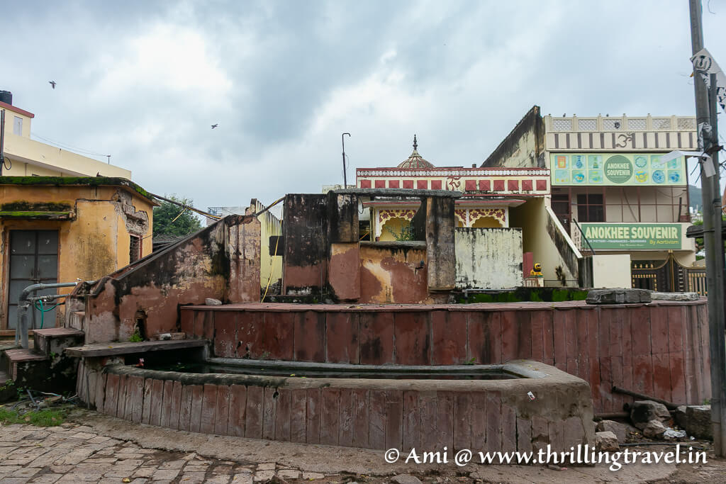 The draw well in the Ambikeshwar chowk along the Amer heritage walk