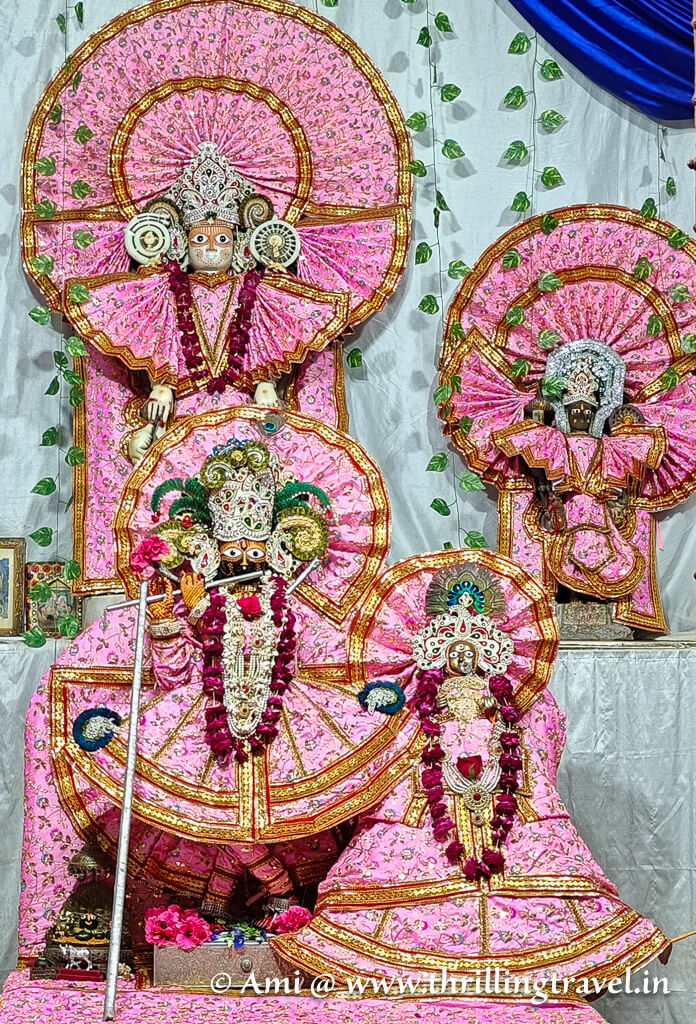 The Jagat Shiromani temple story that revolves arond this Krishna idol and that of Meerabai who is on the lower pedestal