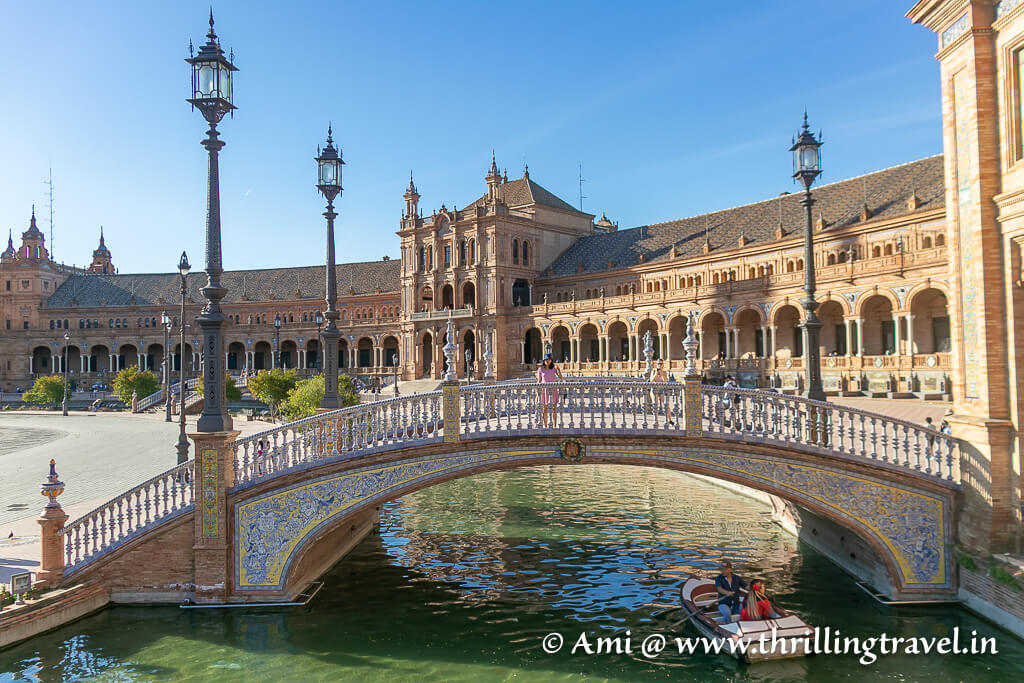 Plaza de espana - one of my favorite places to visit on my Seville trip