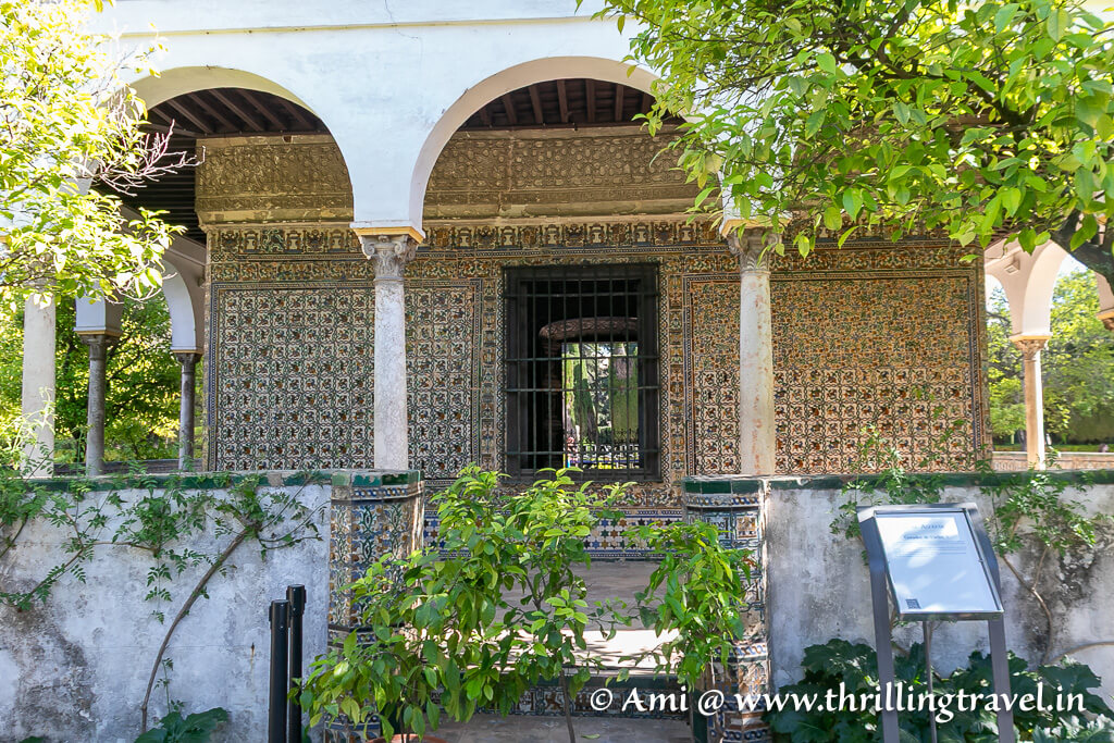 Charles V pavilion - another one of the Alcazar GOT locations