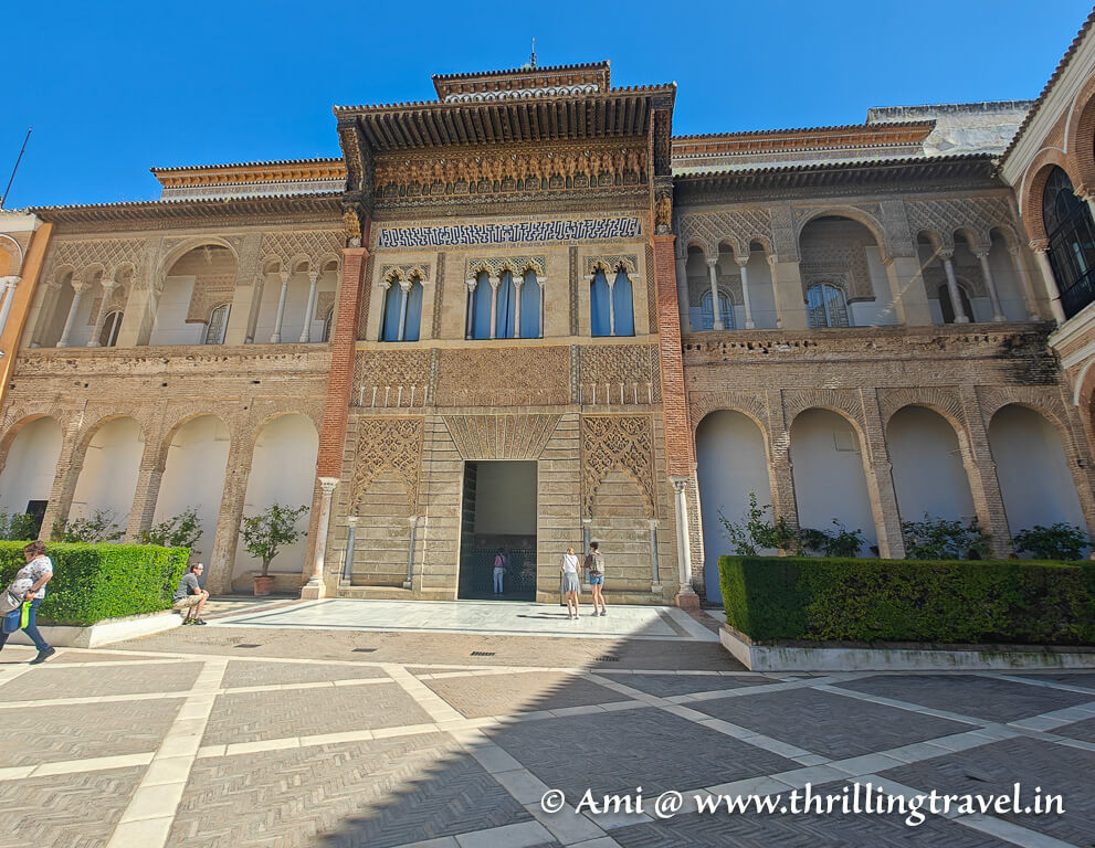 Patio de la Monteria - one of the main courtyards of the Alcazar, Seville