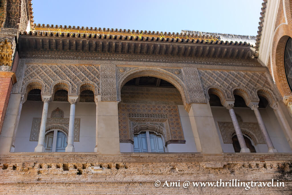 Visiting the Upper Palace of the Royal Alcazar Seville requires a separate ticket